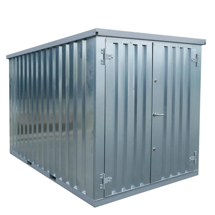 Galvaniserad<br>Förrådscontainer 3x2m