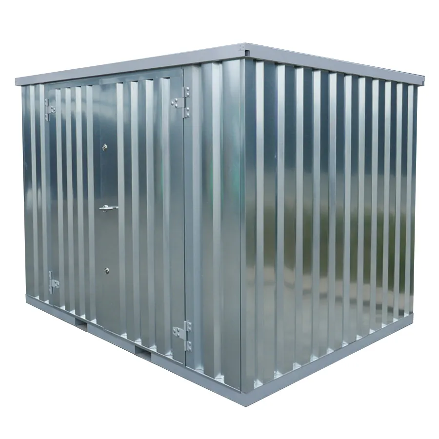 Galvaniserad<br>Förrådscontainer 6x2m